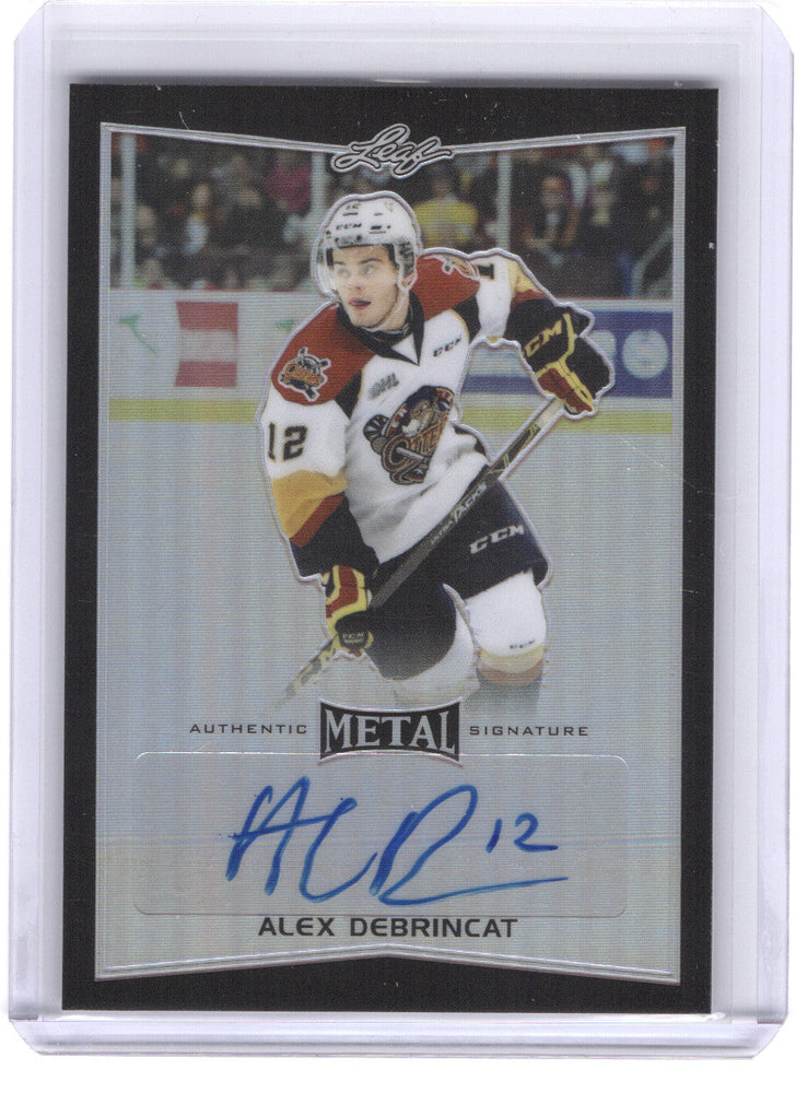 2016-17 Leaf Metal Authentic Metal Signature Ba-Adi Auto Alex Debrincat /7