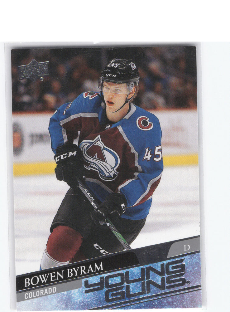2020-21 Upper Deck Series 1 Young Guns #205 Rookie Rc Bowen Byram