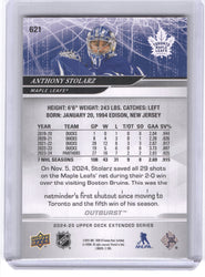 2024-25 Upper Deck Extended Red Outburst 621 Anthony Stolarz /25