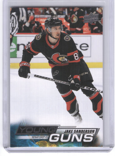 2022-23 Upper Deck Series 2 Young Guns 466 Rookie Rc Jake Sanderson