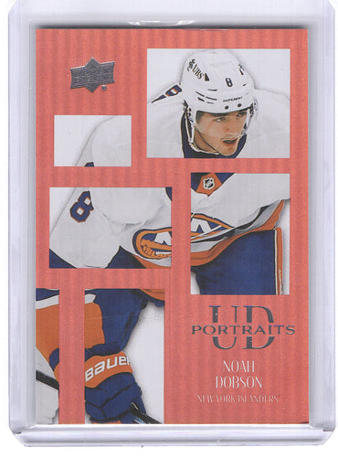 2024-25 Upper Deck Series 1 Ud Portraits P-7 Noah Dobson /99