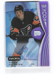 2023-24 Upper Deck Synergy Rookie Auto 87 Rookie Rc Auto Tyson Foerster /99