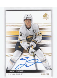 2019-20 Upper Deck Sp Authentic Limited #62 Auto Jack Eichel