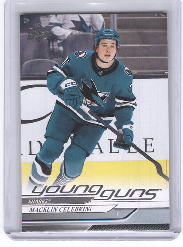 2024-25 Upper Deck Series 2 Young Guns #451 Rookie Rc Macklin Celebrini
