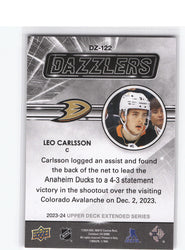 2023-24 Upper Deck Extended Dazzler Dz-122 Rookie Rc Leo Carlsson