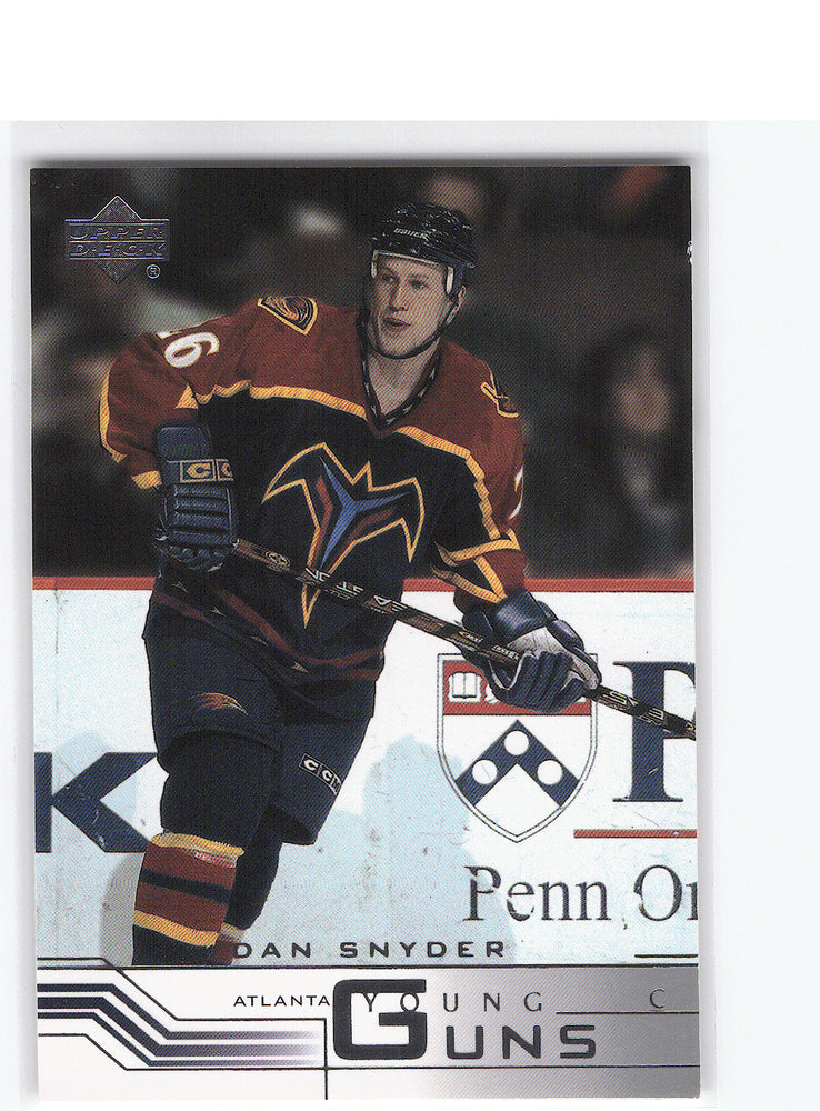 2001 Upper Deck Young Guns #181 Rookie Rc Dan Snyder