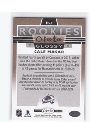 2019-20 Upper Deck O-Pee-Chee Glossy Rookies R-1 Rookie Rc Cale Makar