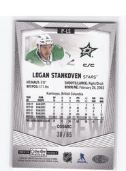 2024-25 Upper Deck O-Pee-Chee Platnium Marquee Rookie - Cosmic P-Ls Rookie Rc Logan Stankoven /85