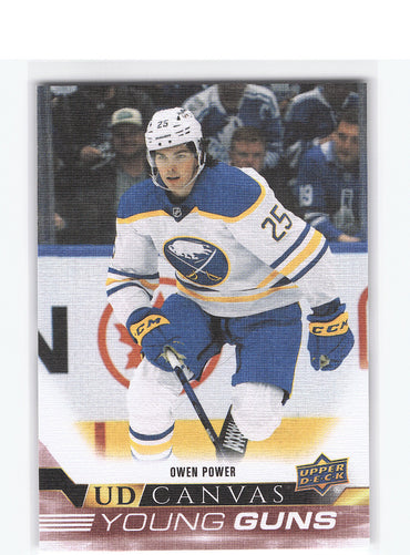 2022-23 Upper Deck Series 1 Young Guns Ud Canvas C119 Rookie Rc Owen Power