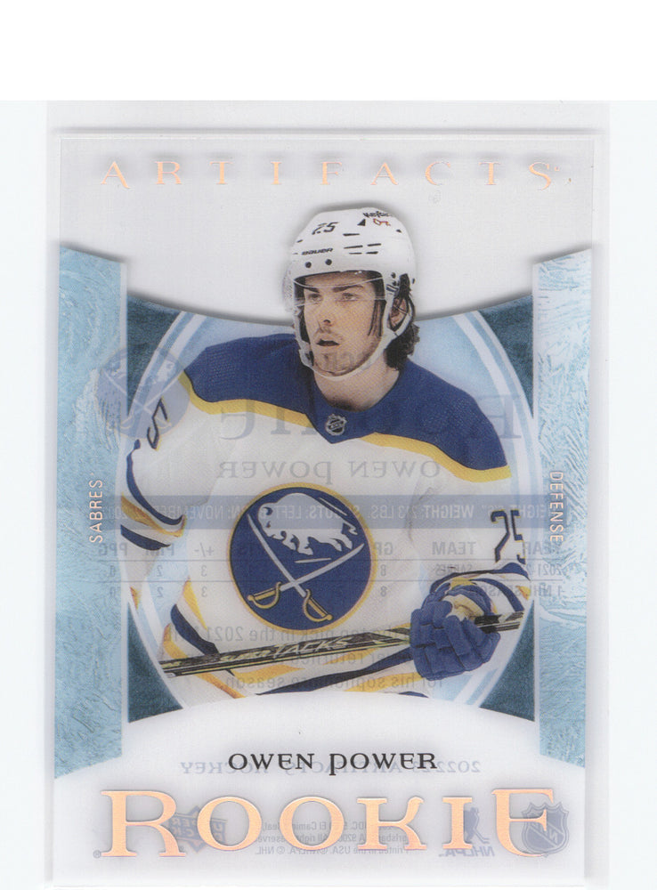 2022-23 Upper Deck Artifacts Rookie Ccr-30 Rookie Rc Owen Power