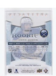 2022-23 Upper Deck Artifacts Rookie Ccr-30 Rookie Rc Owen Power