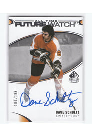 2020-21 Upper Deck Sp Signature Edition Legends All-Time Future Watch #382 Auto Dave Schultz /199