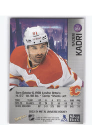 2023-24 Skybox Metal Universe Pmg Red #51 Nazem Kadri /100