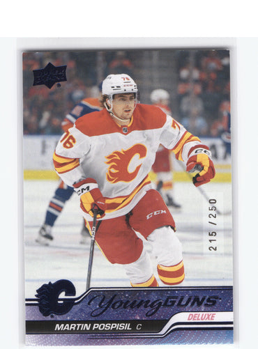 2023-24 Upper Deck Extended Series Young Guns Deluxe #713 Rookie Rc Martin Pospisil /250