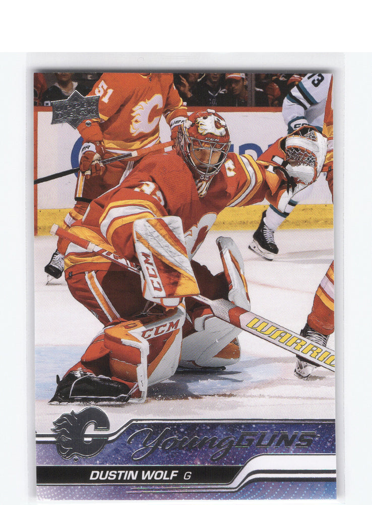 2023-24 Upper Deck Series 1 Young Guns #210 Rookie Rc Dustin Wolf