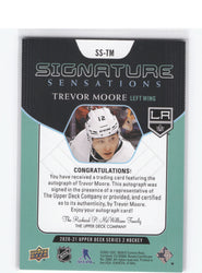 2020-21 Upper Deck Series 2 Signature Sensations #Ss-Tm Auto Trevor Moore
