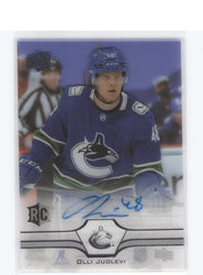 2020-21 Upper Deck Clear Cut #Cc-Oj Rookie Rc Auto Olli Juolevi