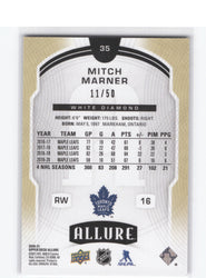 2020-21 Upper Deck Allure White Diamond #35 Mitch Marner /50