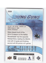 2016-17 Upper Deck Series 2 Young Guns Ud Canvas C225 Rookie Rc Timo Meier