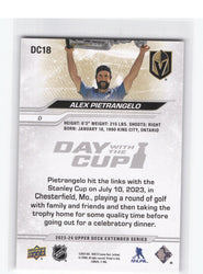 2023-24 Upper Deck Extended Day With The Cup Dc18 Alex Pietrangelo