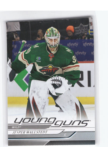 2024-25 Upper Deck Series 1 Young Guns #202 Rookie Rc Jesper Wallstedt