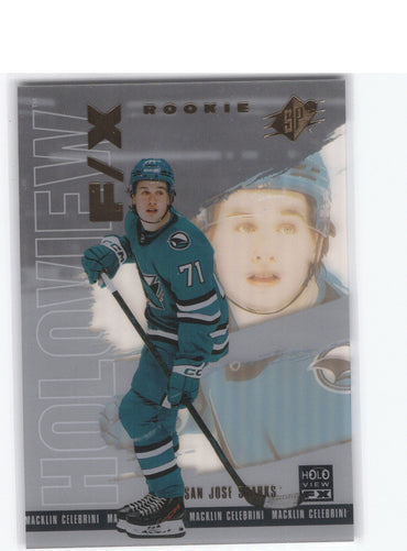2024-25 Upper Deck Spx Holoview F/X Hv-48 Rookie Rc Macklin Celebrini