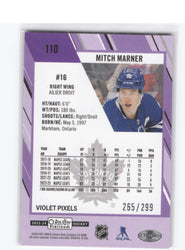2023-24 Upper Deck O-Pee-Chee Platnium Violet Pixels #110 Mitch Marner /299