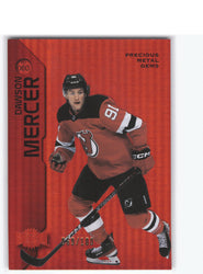 2023-24 Skybox Metal Universe Hockey Precious Metal Gems #60 Dawson Mercer /100