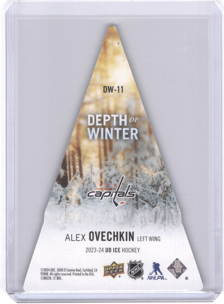 2023-24 Upper Deck Ud Ice Depth Of Winter Dw-11 Alex Ovechkin