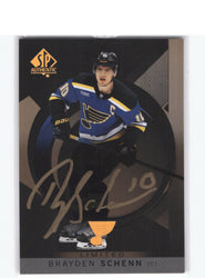 2024-25 Upper Deck Sp Authentic Limited Gold Auto #19 Auto Brayden Schenn