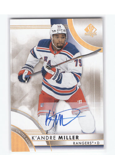 2023-24 Upper Deck Sp Authentic Limited Auto #83 Auto K'Andre Miller