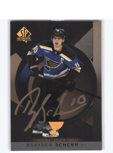 2024-25 Upper Deck Sp Authentic Limited Gold Auto #19 Auto Brayden Schenn