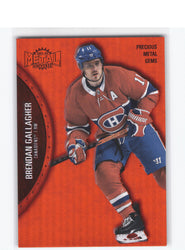 2021-22 Skybox Metal Universe Precious Metal Gems #82 Brendan Gallagher /100
