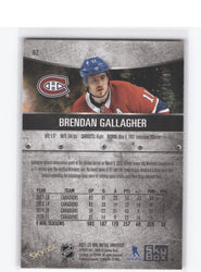 2021-22 Skybox Metal Universe Precious Metal Gems #82 Brendan Gallagher /100