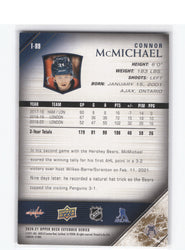 2020-21 Upper Deck Extended Young Guns Ud Exclusive T-99 Rookie Rc Connor Mcmichael /100