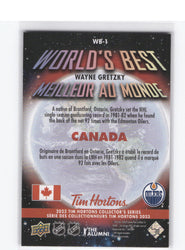 2023 Upper Deck Tim Hortons Collector'S Series World'S Best Wb-1 Wayne Gretzky