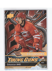 2024-25 Upper Deck Series 2 Young Guns Reissue Ud Exclusives #210 Sebastian Aho /100