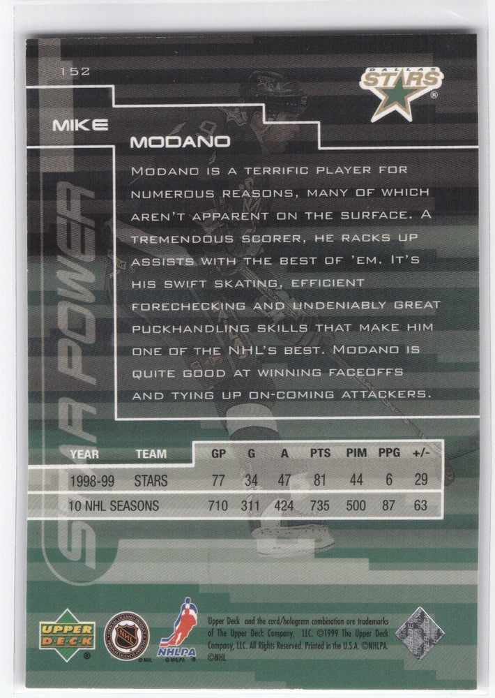 1999 Upper Deck Star Power Star Power #152 Mike Modano
