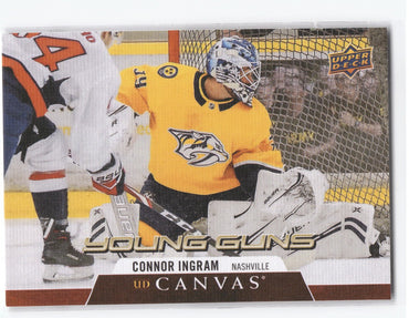 2020-21 Upper Deck Series 2 Young Guns Ud Canvas C226 Rookie Rc Connor Ingram