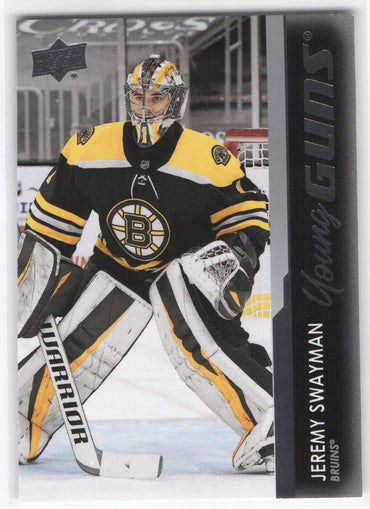 2021-22 Upper Deck Series 1 Young Guns #226 Rookie Rc Jeremy Swayman