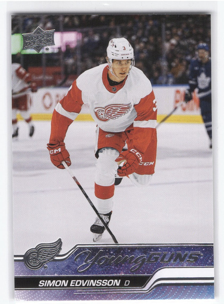 2023-24 Upper Deck Series 1 Young Guns #228 Rookie Rc Simon Edvinsson