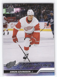 2023-24 Upper Deck Series 1 Young Guns #228 Rookie Rc Simon Edvinsson