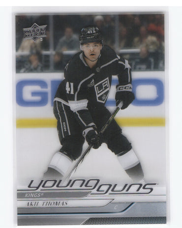 2024-25 Upper Deck Series 1 Young Guns Clear #242 Rookie Rc Akil Thomas
