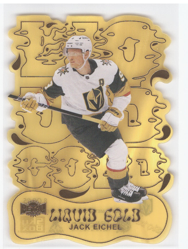 2024-25 Skybox Metal Universe Liquid Gold 8 Of 25 Jack Eichel