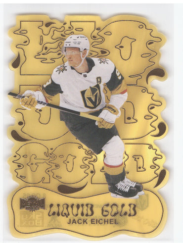 2024-25 Skybox Metal Universe Liquid Gold 8 Of 25 Jack Eichel