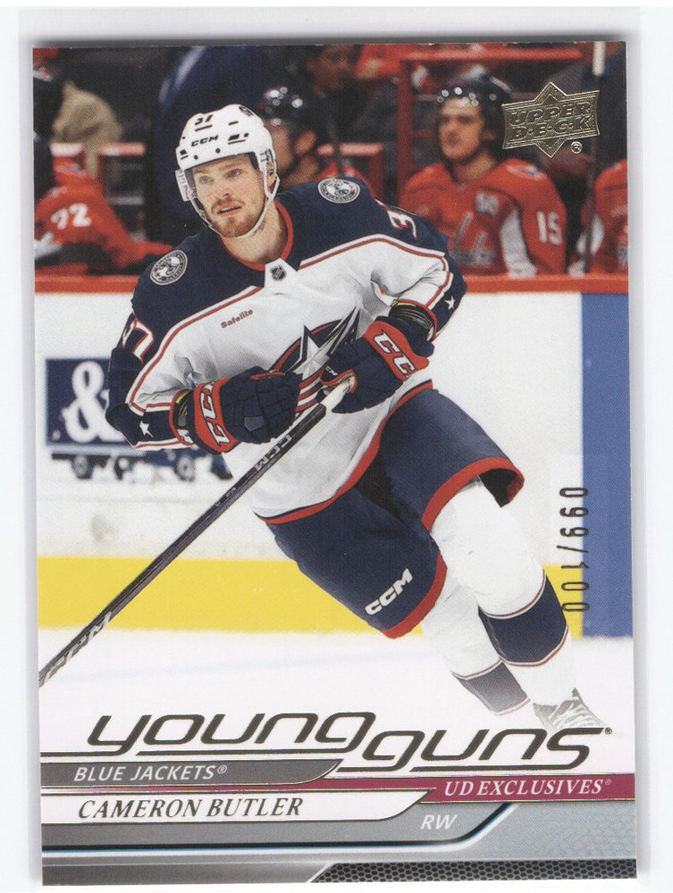 2024-25 Upper Deck Series 2 Young Guns Ud Exclusive #455 Rookie Rc Cameron Butler /100
