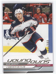 2024-25 Upper Deck Series 2 Young Guns Ud Exclusive #455 Rookie Rc Cameron Butler /100