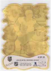 2024-25 Skybox Metal Universe Liquid Gold 8 Of 25 Jack Eichel