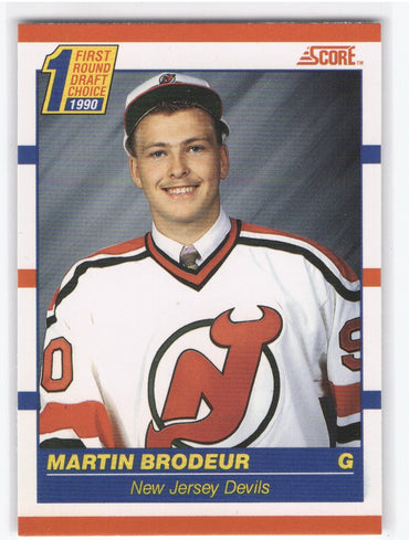 1990 Score First Round Draft Choice #439 Rookie Rc Martin Brodeur