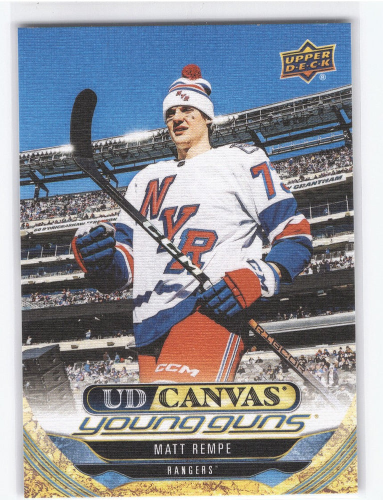 2024-25 Upper Deck Series 1 Young Guns Ud Canvas C-113 Rookie Rc Matt Rempe